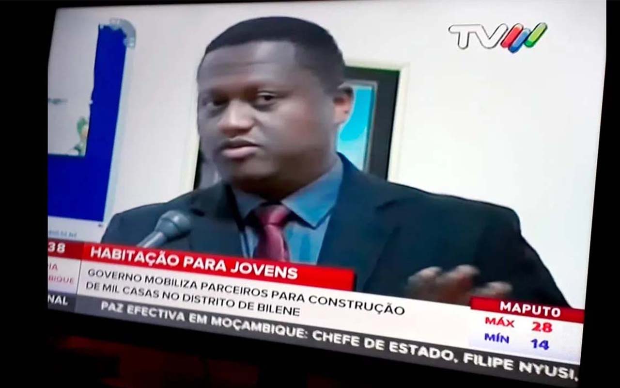 TV Maputo Mozambique Andre Interview