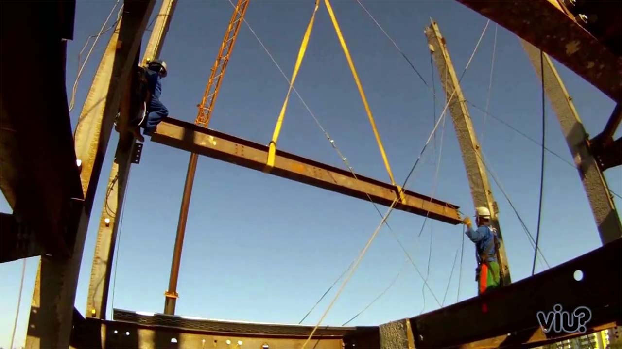 Assembly of the metal structure