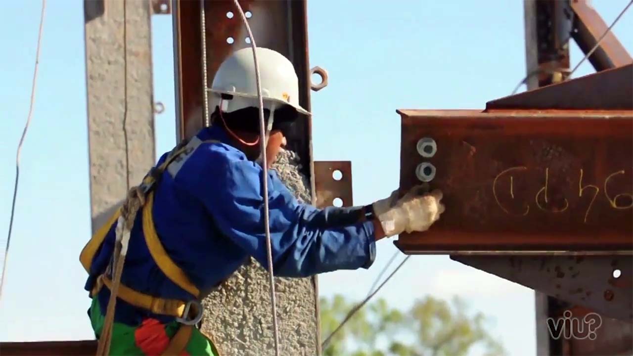 Assembly of the metal structure